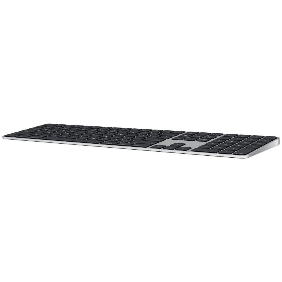 Magic Keyboard mit Touch ID und Ziffernblock für Mac Modelle mit Apple Chip – Deutsch – Schwarze Tasten