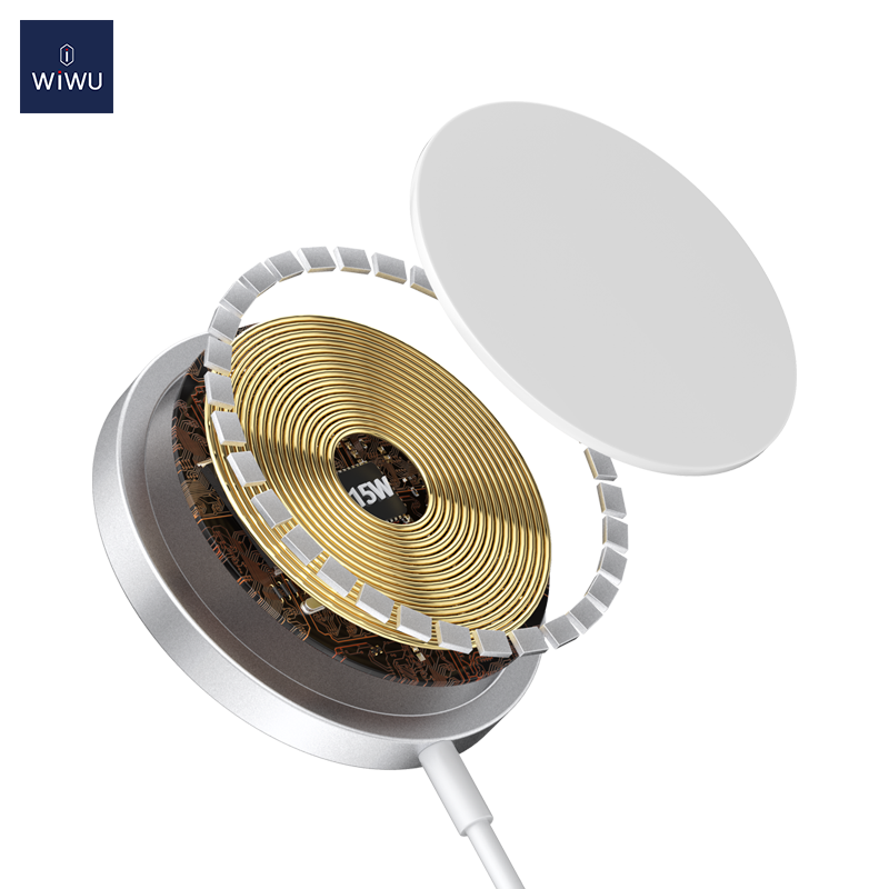 15W MagSafe Kompatibles Induktives Ladegerät - Magnetische Kabellose Ladestation
