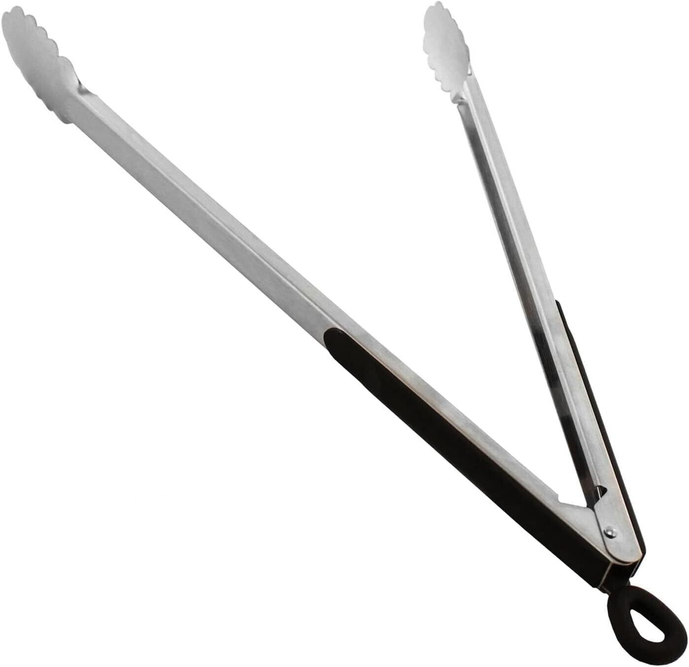 Edelstahl Grillzange BBQ Zange Grillbesteck Universalzange Küchenzange L-XXL