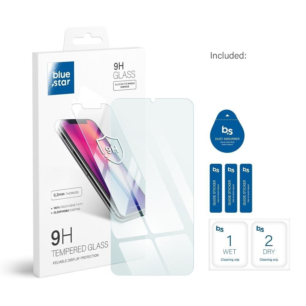 Panzerfolie Blue Star für Samsung Galaxy A14 5G - 9H Härte, 0.3mm, Kratzfest
