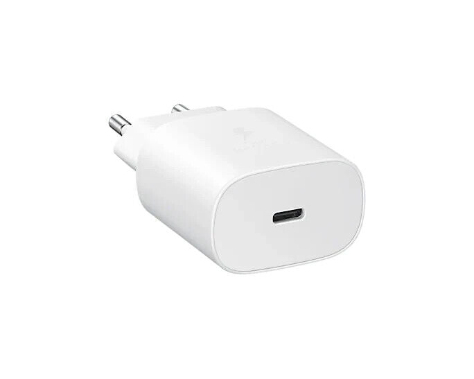 Samsung 25W Netzteil EP-TA800EBE USB-C Ladegerät mit Schnellladefunktion Weiß