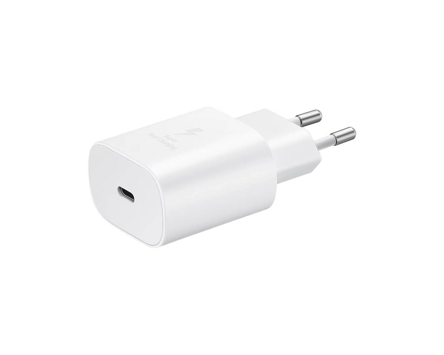 Samsung 25W Netzteil EP-TA800EBE USB-C Ladegerät mit Schnellladefunktion Weiß