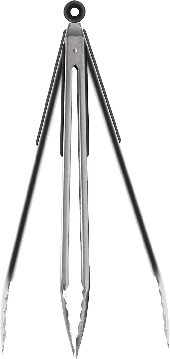 Edelstahl Grillzange BBQ Zange Grillbesteck Universalzange Küchenzange L-XXL