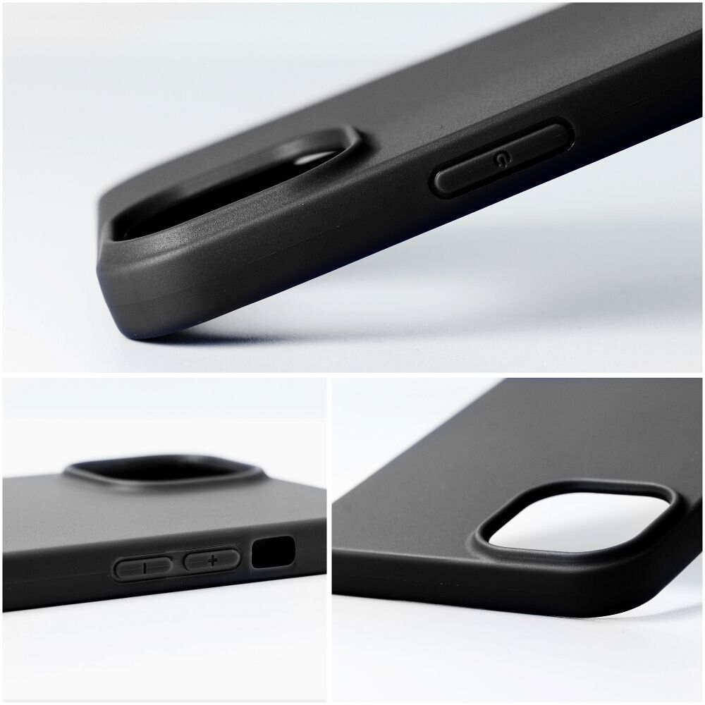 Apple iPhone 16 Silikon Handyhülle 2mm TPU Case Schwarz