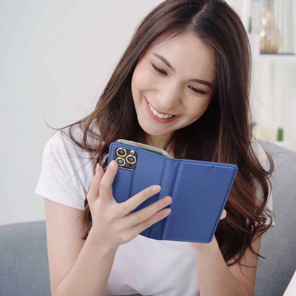 Book-Tasche für Apple iPhone 16 - Schutzhülle mit Magnetverschluss - Blau