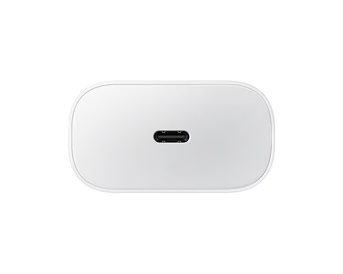 Samsung 25W Netzteil EP-TA800EBE USB-C Ladegerät mit Schnellladefunktion Weiß
