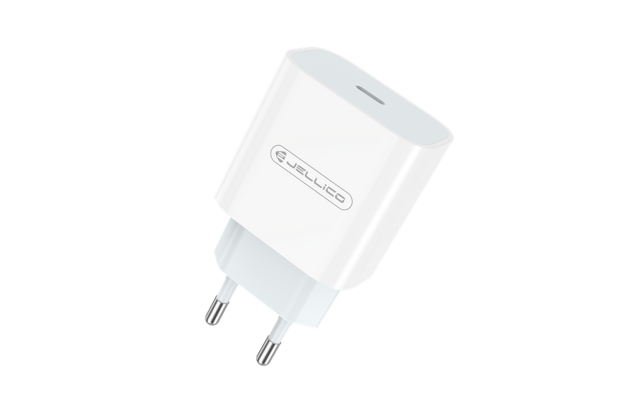 20W Ladegerät Netzteil + USB-C auf USB-C Kabel, Schnellladung für Apple/Samsung