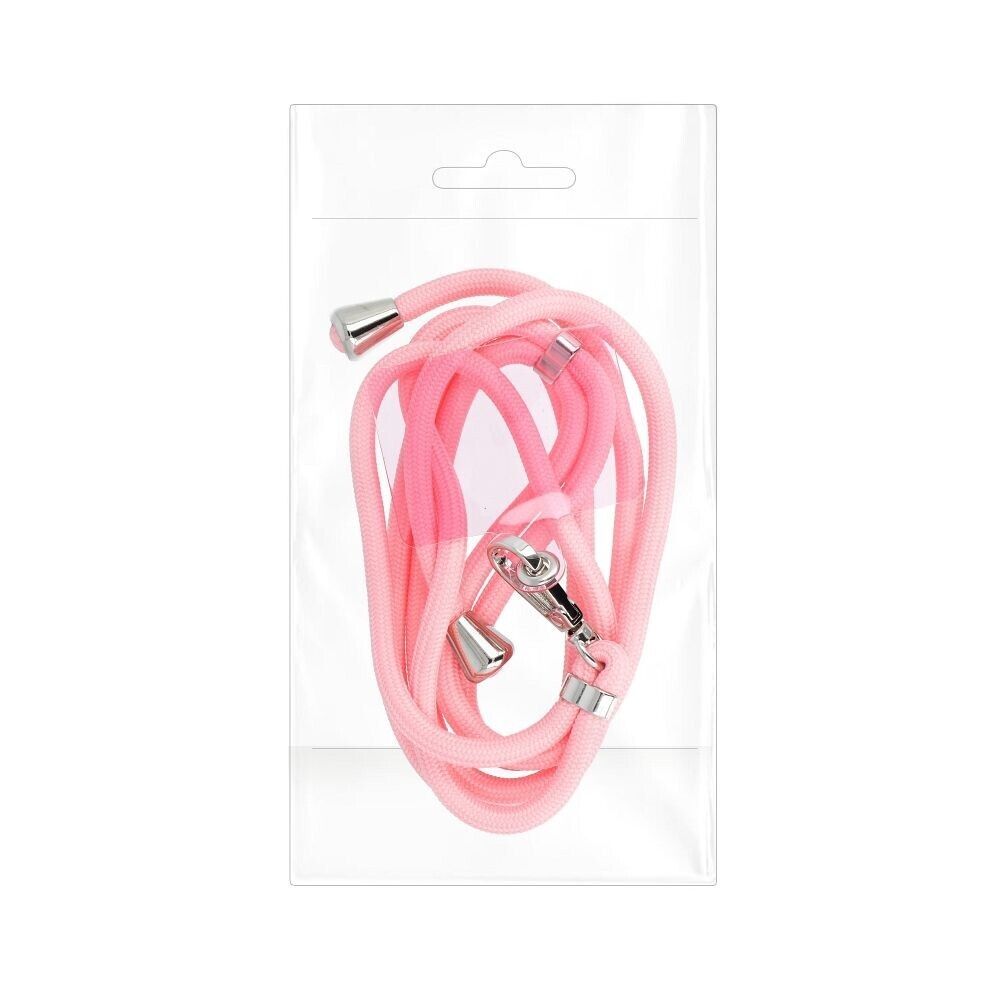 Handykette Kordel Umhängeband 165cm Rosa für alle Hüllen, Verstellbar