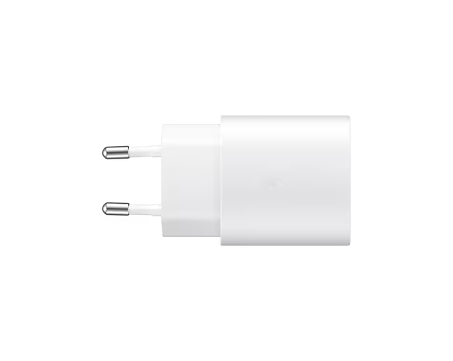 Samsung 25W Netzteil EP-TA800EBE USB-C Ladegerät mit Schnellladefunktion Weiß