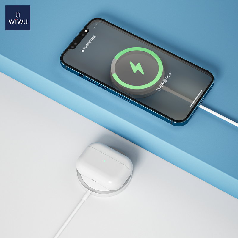 15W MagSafe Kompatibles Induktives Ladegerät - Magnetische Kabellose Ladestation