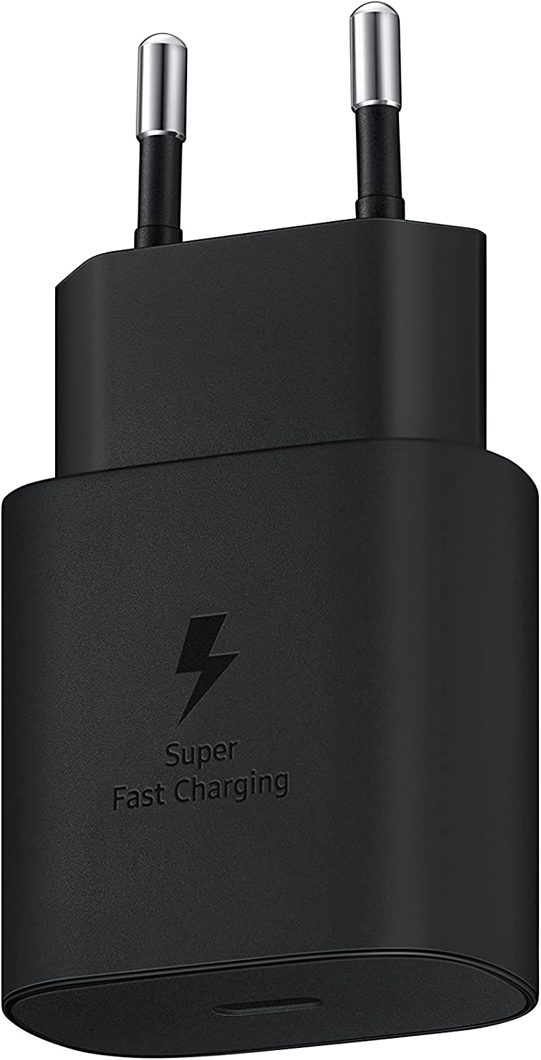 Samsung 25W USB-C Ladegerät EP-TA800EBE + Samsung USB-C Ladekabel EP-DA705 Schwarz