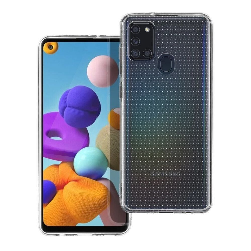 ✅ Samsung Galaxy A21S Silikon Handyhülle 2mm TPU Schutz Cover Case