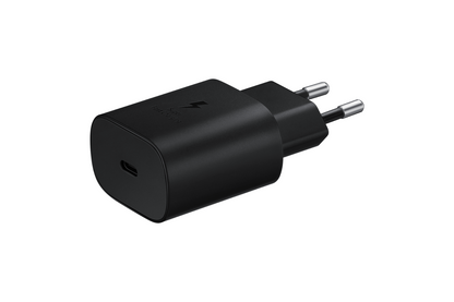 Samsung 25W Netzteil EP-TA800EBE USB-C Ladegerät mit Schnellladefunktion Schwarz