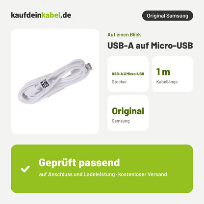 USB-A auf Micro-USB – Auf einen Blick
